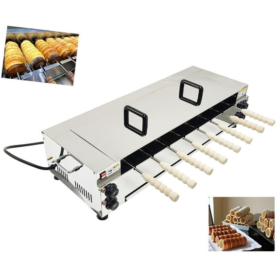 Electric Chimney Bread Making Machine Kurtos Kalacs Roll Oven Bake Maker 220V