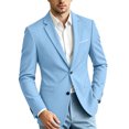 thumbnail image 6 of Danhjin Blazer Jackets for Men Lapel Button Down Business Casual Dress Suit Coats Office Work Formal Outwear, 6 of 8