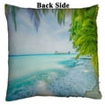 thumbnail image 2 of PKQWTM Tropical Maldives Island Beach Sea Sky Reversible Mermaid Cushion Cover Home Decor Sequin Pillow Case Size 20x20 inches, 2 of 2