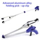thumbnail image 4 of Toystoory Agarrador de basura plegable, palo de recogida, herramienta de alcance portátil de aleación de aluminio, pinza de limpieza manual Suministros de limpieza para el hogar PC 1, 4 of 6
