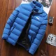 thumbnail image 3 of Chaqueta de algodón con cuello levantado para hombre joven, chaqueta cálida informal de alta calidad, a la moda, para otoño e invierno, novedad de 2024, 3 of 5