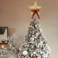 thumbnail image 6 of DAMAI Christmas Tree Topper Star - Christmas Tree Topper Star with LED Light, Seasonal Festive Treetop Decorations for New Year Office Home Bar Shop Bedroom Living Room, 6 of 7