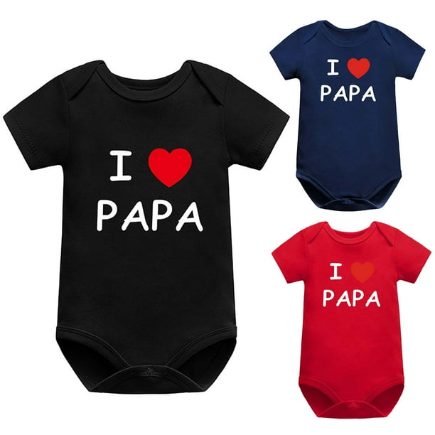 Ropa Para Bebe Nino O Nina Traje Para Nino Pequeno Pelele Para Ninos Tops Con Estampado De Letras De Algodon Mono De Manga Corta Negro Odeerbi LM103 1590 Bodega Aurrera en linea