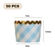 thumbnail image 2 of 50 Uds. Vasos de papel dorados calientes 5,5 cm * 6cm * 7cm vasos para cupcakes dorados calientes, 2 of 5