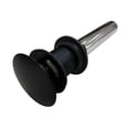 thumbnail image 4 of Kingston Brass EV6001WT Fauceture 22 Gauge Push Pop-Up Drain with Overflow, Polished Chrome & White, 4 of 9