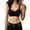Black, variant on Womens Soft Bra Support Large Chest Thin Breathable Wireless Seamless No Underwire Underwear Daily Wear Comfort Push Up No Steel Wire