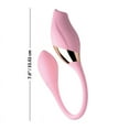 thumbnail image 4 of Shegasm 8x Tandem Plus Suction Vibrator, Pink, 4 of 4