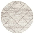 thumbnail image 4 of SAFAVIEH Hudson Amias Plush Geometric Shag Area Rug, Multi Ivory/Beige, 5'1" x 7'6", 4 of 10