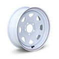 thumbnail image 3 of ROCKMAN Trailer Tire Wheel Assembly ST205/75R15 8-Ply D 107M 5 Lug on 5" PCD White Spoke Rim, 3 of 5