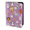 thumbnail image 2 of Pofeuu Lovely Animals Print Travel Document Organizer Passport Holder Men Women for Family (6.5 in x 4.5 in),Wallet Holder Credit Card Clutch Bag Case, 2 of 5