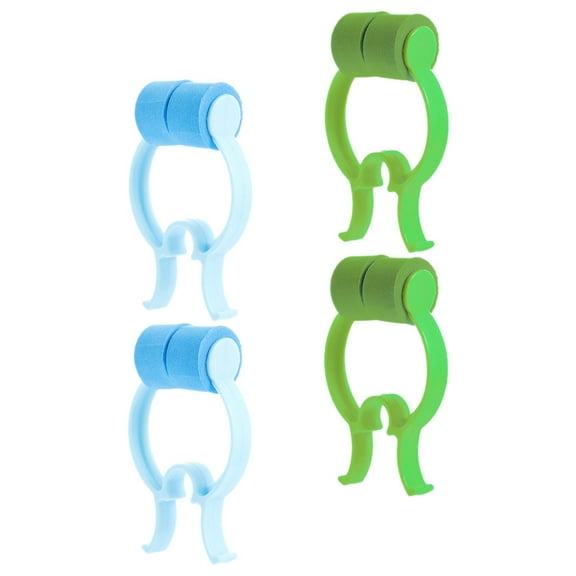 OUNONA 4Pcs Portable Nose Clips Assorted Colors Comfortable Non Skid Nose Stopper for Home Use