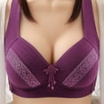 thumbnail image 1 of Abcnature Women Full Coverage Bras Oversized Non-wired Bras Glossy Push-up Back Bras, 1 of 3