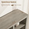 thumbnail image 6 of Soonbuy 72" Tall Book Shelf with Storage, Farmhouse Floor Standing Bookcase,Book Shelf with 4 Drawers, Freestanding Display Storage Shelves for Bedrooms Home Offices, and Living Rooms, 6 of 9