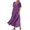 Purple-plus size dresses, variant on FNFYFH Women's Plus Size Short Sleeve Maxi Dress Flowy A-line Dress Summer Beach Vacation Long Dresses with Pockets