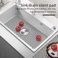 thumbnail image 3 of Silicone Sink Protector for Kitchen,Sink Protector Grid for Bottom of Center Drain Sink,Non- Heat Resistant Liner for Farmhouse Porcelain Sink, 3 of 7