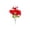 Red, variant on 2 Pack Artificial Hibiscus Flowers, 5 Heads Each Silk Artificial Floral Arrangement for Home Decor Living Room Table Centerpiece, Tropical Bouquet for Vase Wedding and Boho Style Decoration