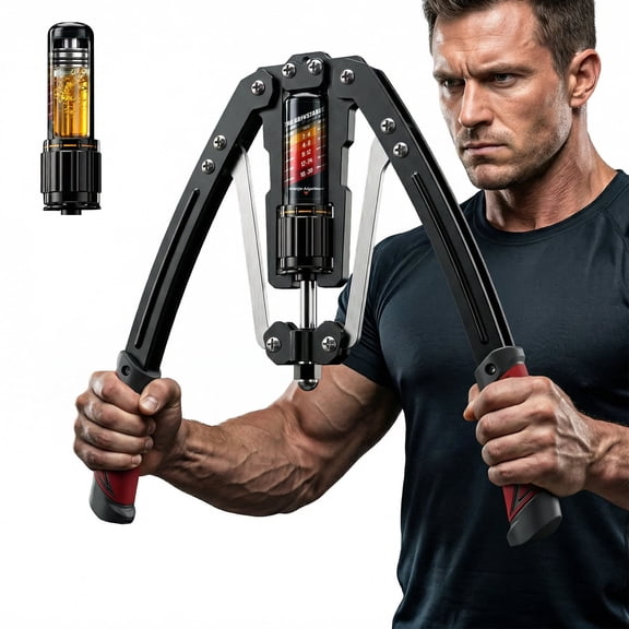 EAST MOUNT Twister Arm Exerciser - Adjustable 22-440lbs Hydraulic Power, Home Chest Expander, Shoulder Muscle Training Fitness Equipment, Arm Enhanced Exercise Strengthener.