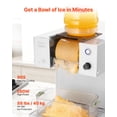 thumbnail image 2 of VEVOR Snowflake Ice Machine, 88LBS/24H Snowflake Ice Maker, Ice-Shaver Machine with Stainless Steel Blade, Electric Snow Cone Maker with 0.48 Gal Tank, 90S Fast Pre-Cooling, for Home & Small Gatherin, 2 of 9