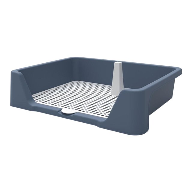 Bandeja de Baño Yuyangstore para Entrenamiento de Perros Interior Azul a Prueba de Salpicaduras