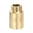 thumbnail image 5 of Shower Head Extension Arm, 2 Pack Brass G1/2 Male to Female Thread 41mm Length Pipe Fitting Shower Head Extender, 5 of 5