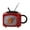 Red, variant on Lipstore Ceramic Coffee Mug Cartoon Ceramic Mug for Kitchen Office Afternoon Tea Time Red