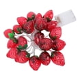 thumbnail image 2 of LED Fruit String Lights, Low Power Consumption Battery Powered Beautiful 20 LED Srawberry String Lights  For Entryways For Christmas, 2 of 8