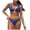 Navy Blue, variant on vigerkar Women Summer Sexy Bikini Cheeky Halter Bathing Suit Set (Navy Blue, M)