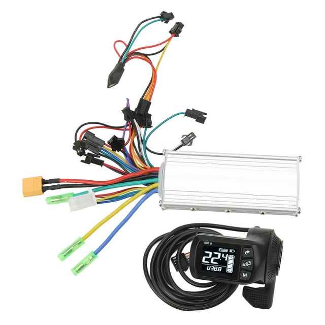 Controlador sin escobillas para bicicleta eléctrica, pantalla LCD GZ3 2 en 1, 48/60V, 500W, juego de controlador para manillar de 22,5mm de diámetro
