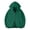 Green, variant on Turilly Hoodies Men Double Zipper Hoodie Long Sleeve Cardigan Full Zip Casual Sweatshirt