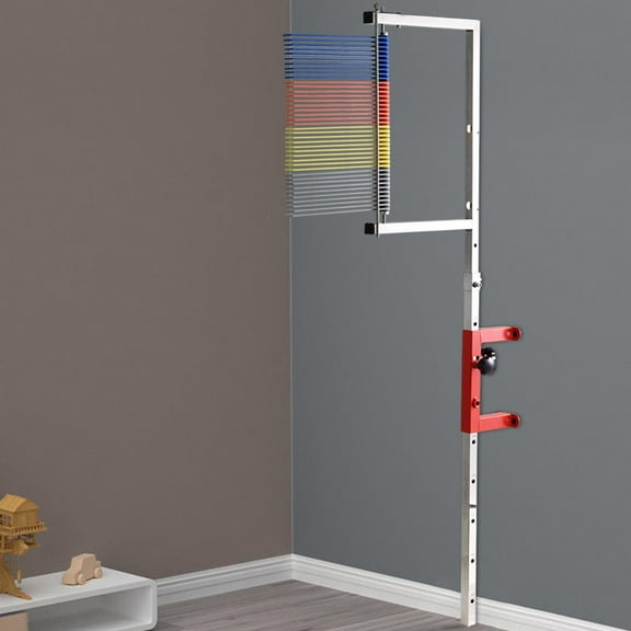 Wall Mounted Vertical Jump Tester, Vertical Jump Trainer with Colorful Vane, Vertical Challenger 3.9-11.5Ft Adjustable, Vertical Jump Challenger for Jumping Training