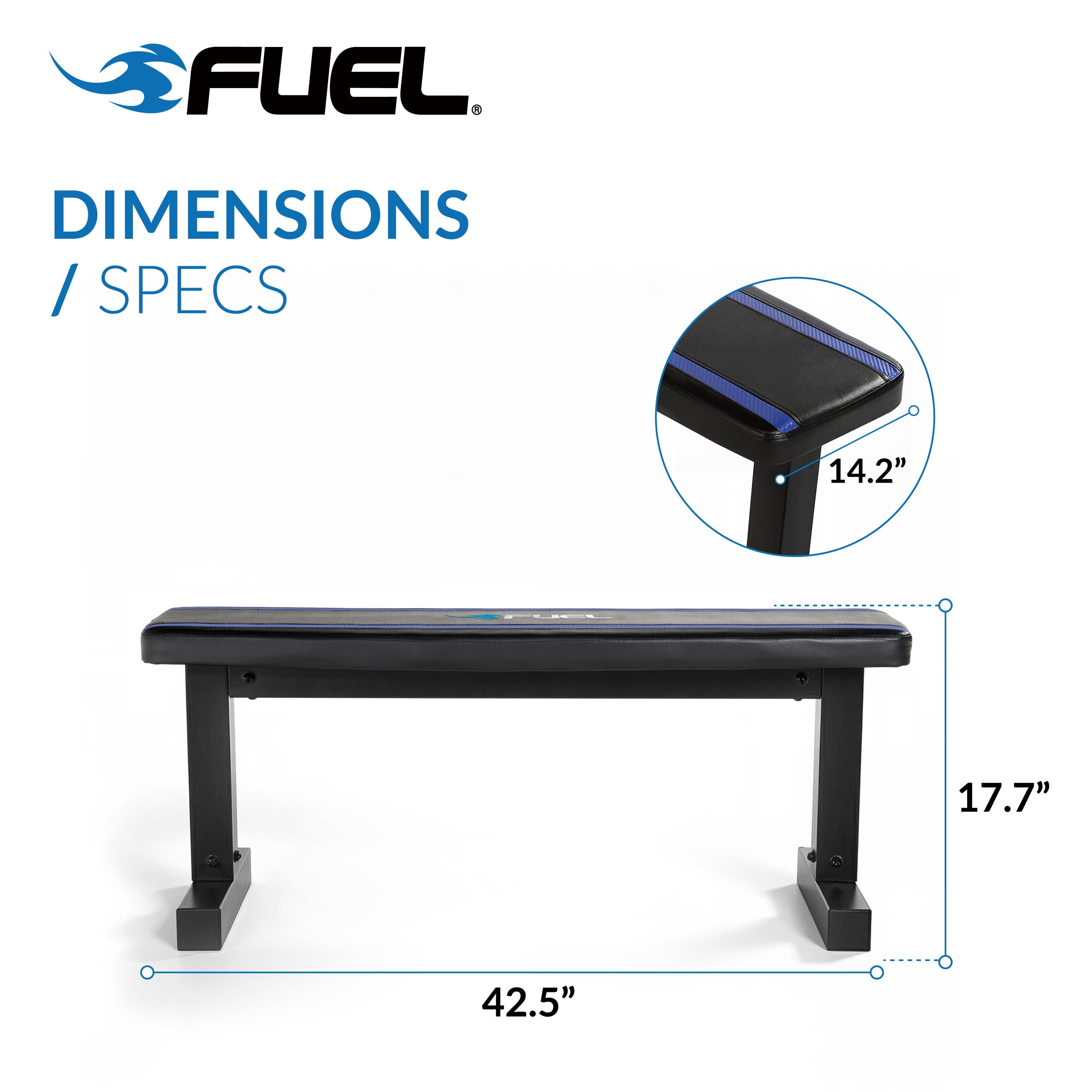 Fuel Pureformance Flat Weight Bench