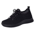 thumbnail image 6 of Women's Mesh Quick Drying Water Shoes Breathable Lace Up Athletic Shoes Lightweight Non Slip Sneakers Black Size 8, 6 of 7