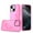 Pink, variant on for iPhone 14 Plus Case Magnetic Phone Case Compatible with MagSafe, Soft TPU Bumper Hard Translucent Matte Back Slim Fit Grip Shockproof Protective Cover for Men Women Girls,Purple