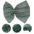 thumbnail image 1 of OULII 10 Pcs Serviettes en Coton et Lin Vert pour Fêtes et Réunions de Famille dans les Cuisines, 1 of 6