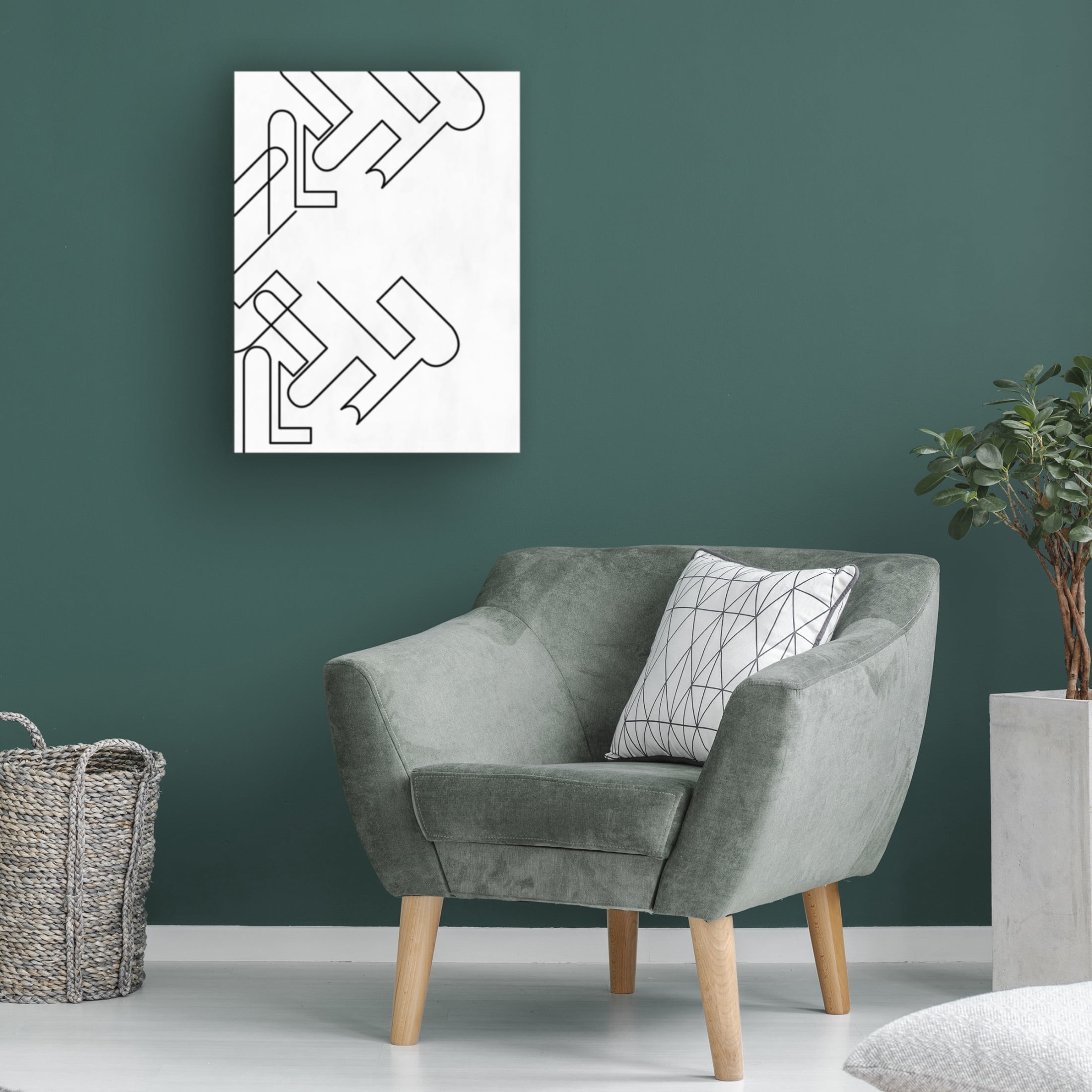 Trademark Fine Art Elena Ristova blackawhite27 Canvas Wall Art