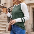 thumbnail image 7 of hotojiny Long Sleeve Shirts for Women Lightweight Sweaters Fall Outfits Color Block Winter Clothing Dressy Casual Pullover(Army Green,Large), 7 of 7