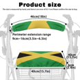 thumbnail image 6 of HELLHERO Jamaica Flag Rollator Seat Cover Seat & Back Cover and Seniors Adult Stain Proof Non-Slip Cover for Elderly, 6 of 7