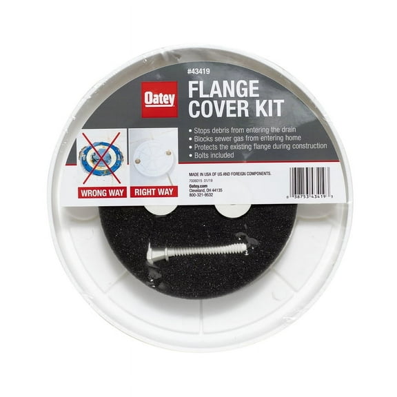 Oatey 43419 Toilet Repairs Flange Cover 7-3/4 Dia. in.