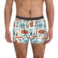 thumbnail image 2 of Bingfone Cute Tableware Men's Underwear - Casual Stretch Boxer Briefs-Small, 2 of 7