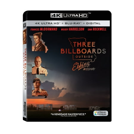 Three Billboards Outside Ebbing Missouri (4K Ultra HD + Blu-ray + Digital)