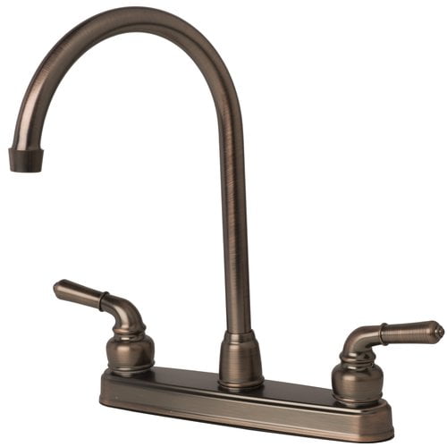 Laguna Brass RV Mobile Home Double Handle Kitchen Faucet