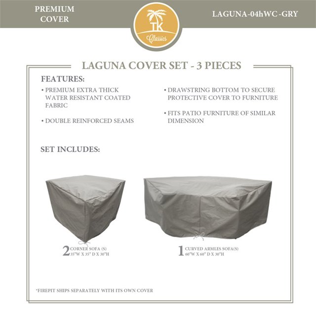 Housse de Protection LAGUNA-04h en Gris