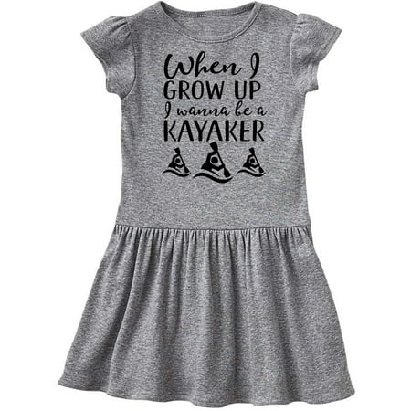 

Inktastic Future Kayaker Boating Gift Kayaking Gift Toddler Girl Dress