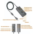 thumbnail image 6 of AOOOWER ABS External Sound Card For Headsets Microphone Quick Setups 3.5mm Soundcard Enhanced Audios Clear Voice Communication, 6 of 8