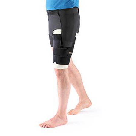 Sigvaris Compreflex Thigh Component - 30-40 mmHg (Left) Black Medium Reg 1402-TCR-L