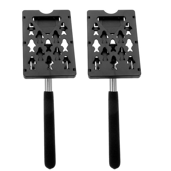 KAKOWELY 2 Pcs Bâton Télescopique d'Aide au Stationnement pour Stationnement Facile de Voiture Porte-Carte de Stationnement Portable pour Usage Résidentiel, Bureau et Garage Outil d'Assistance au Stationnement,8.03x"X2.4"X0.98 Pouces