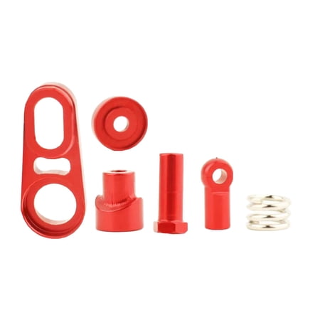 Aluminum Alloy Gearshift Upgrade Accessories Direct Replaces Spare Parts for Axial SCX6 1/6 Simulation model to Install Red