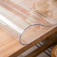 Round Clear Table Protector, 42 Inch, 1.5mm Thick, Scratch Resistant ...