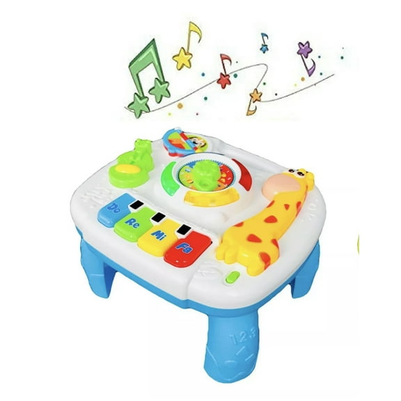 Baby Music Learning Table, Early Educational Activity Center for Toddler Boys and Girls, Activity Table, Ages 6 Months  