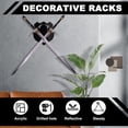 thumbnail image 7 of Adjustable Vertical Sword Wall Mount with Hardware, Medieval Acrylic Sword Holder, Multifunctional Decorative Sword Display Stand for Single or Double Axe Weapon Dagger, Black, 7 of 7